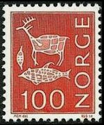 Norvegia 1962 - serie Motivi locali: 100 ø