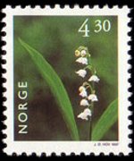 Norvegia 1997 - serie Fiori: 4,30 kr