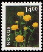 Norvegia 1997 - serie Fiori: 14,00 kr