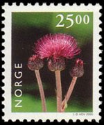 Norvegia 1997 - serie Fiori: 25,00 kr