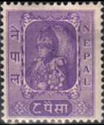 Nepal 1954 - set King Tribhuvana: 8 p