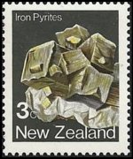 Nuova Zelanda 1982 - serie Minerali: 3 c