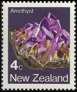 Nuova Zelanda 1982 - serie Minerali: 4 c