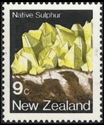 Nuova Zelanda 1982 - serie Minerali: 9 c