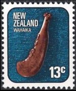 Nuova Zelanda 1976 - serie Artigianato Maori.: 13 c