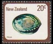 Nuova Zelanda 1978 - serie Conchiglie: 20 c