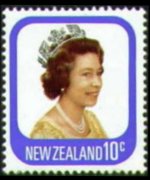 Nuova Zelanda 1977 - serie Regina Elisabetta II: 10 c