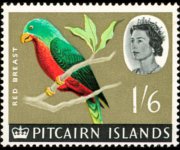 Pitcairn Islands 1964 - set Ships and birds: 1'6 sh