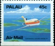 Palau 1989 - set Aircraft: 45 c