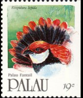 Palau 1991 - serie Uccelli: 19 c