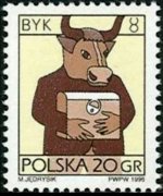 Polonia 1996 - serie Segni dello zodiaco: 20 gr