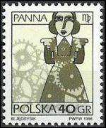 Polonia 1996 - serie Segni dello zodiaco: 40 gr