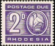Rhodesia 1967 - set Zimbabwe bird: 2 p