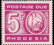 Rhodesia 1970 - set Zimbabwe bird: 5 c