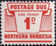 Rhodesia del nord 1963 - serie Cifra: 1 p