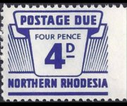 Northern Rhodesia 1963 - set Numeral: 4 p