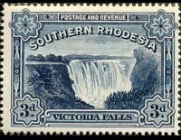 Southern Rhodesia 1931 - set Victoria Falls: 3 p