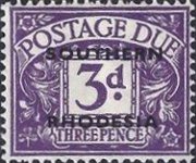 Rhodesia del sud 1951 - serie Cifra: 3 p