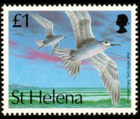 Sant'Elena 1993 - serie Uccelli: 1 £