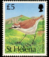 Sant'Elena 1993 - serie Uccelli: 5 £