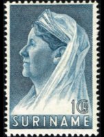 Suriname 1936 - set Queen Wilhelmina: 1 g