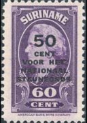 Suriname 1945 - set Queen Wilhelmina: 50 c su 60 c