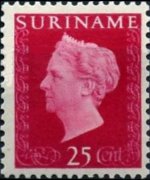 Suriname 1948 - serie Regina Guglielmina: 25 c
