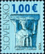 Slovacchia 2009 - serie Patrimonio artistico sacro: 1,00 €