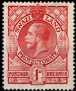 Swaziland 1933 - serie Re Giorgio V: 1 p