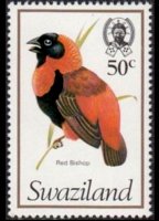 Swaziland 1976 - serie Uccelli: 50 c