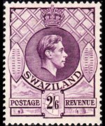 Swaziland 1938 - set King George VI: 2'6 sh