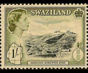 Swaziland 1956 - serie Regina Elisabetta II e soggetti vari: 1 sh