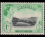 Swaziland 1961 - set Queen Elisabeth II and various subjects: 1 c