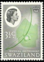 Swaziland 1962 - serie Regina Elisabetta II e soggetti vari: 3½  c