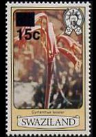 Swaziland 1980 - serie Fiori: 15 c su 7 c