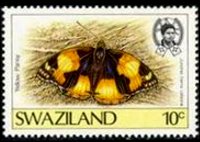 Swaziland 1987 - serie Farfalle: 10 c