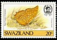 Swaziland 1987 - serie Farfalle: 20 c