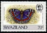 Swaziland 1987 - serie Farfalle: 70 c