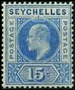 Seychelles 1903 - serie Re Edoardo VII: 15 c