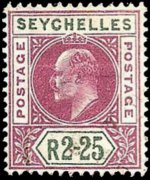 Seychelles 1903 - serie Re Edoardo VII: 2,25 R