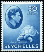 Seychelles 1938 - serie Re Giorgio VI e soggetti vari: 30 c