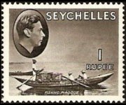 Seychelles 1938 - serie Re Giorgio VI e soggetti vari: 1 R