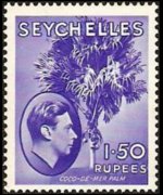 Seychelles 1938 - serie Re Giorgio VI e soggetti vari: 1,50 R