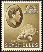 Seychelles 1938 - serie Re Giorgio VI e soggetti vari: 2,25 R