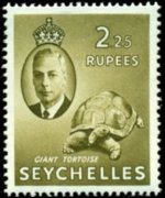 Seychelles 1952 - serie Re Giorgio VI e soggetti vari: 2,25 R