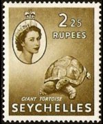 Seychelles 1954 - serie Regina Elisabetta II e soggetti vari: 2,25 R