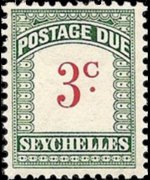 Seychelles 1951 - set Cypher: 3 c