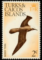 Turks e Caicos 1973 - serie Uccelli: 2 c
