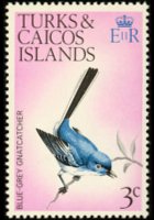 Turks e Caicos 1973 - serie Uccelli: 3 c