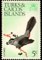 Turks e Caicos 1973 - serie Uccelli: 5 c